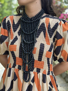 COLLAR CASCADA NEGRO