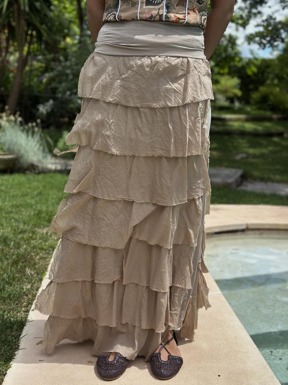 FALDA MARINA CAMEL
