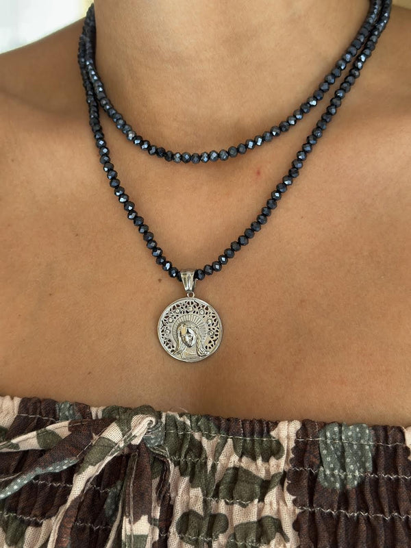 COLLAR CARA VIRGEN MILAGROSA
