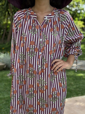 VESTIDO RAYITAS FLORAL
