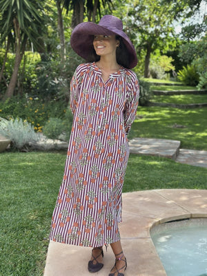 VESTIDO RAYITAS FLORAL