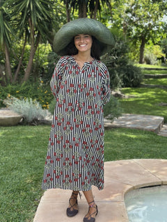 VESTIDO RAYITAS FLORAL