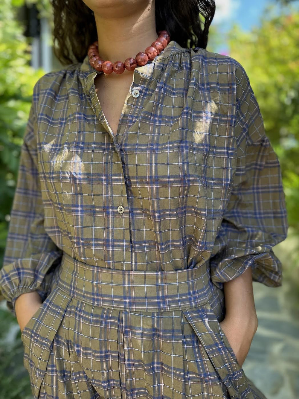 BLUSA CUADRITOS