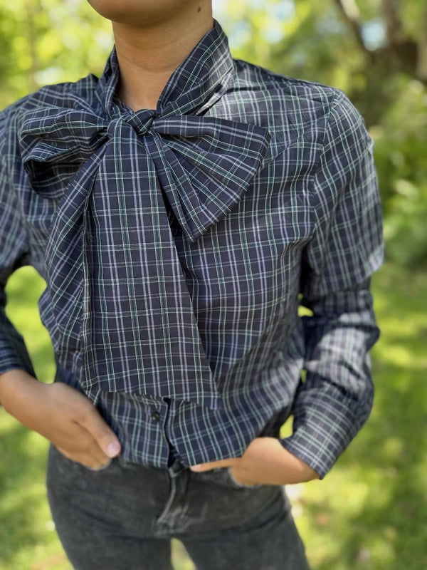 BLUSA LAZADA CUADROS