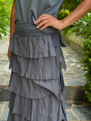 FALDA MARINA GRIS