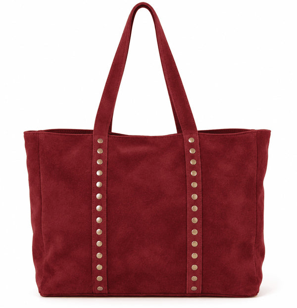 BOLSO PIEL VUELTA GRANATE
