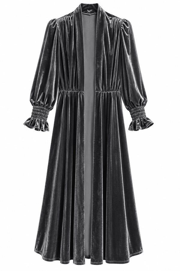 KIMONO HOMBRERAS GRIS