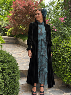 KIMONO HOMBRERAS NEGRO