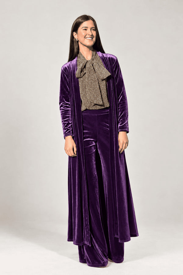 KIMONO LARGO MORADO