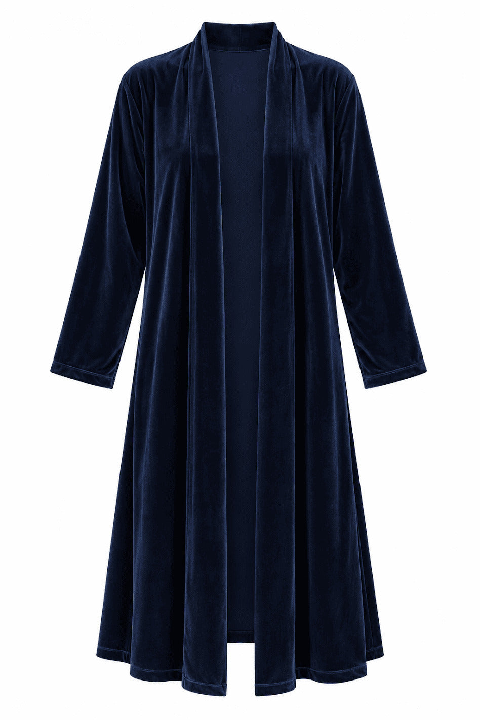 BLUE MIDI KIMONO