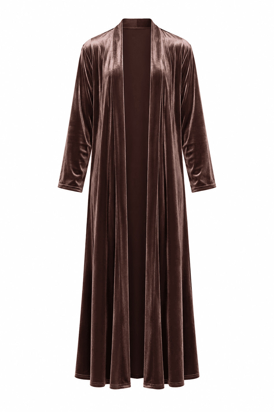 LONG BROWN KIMONO