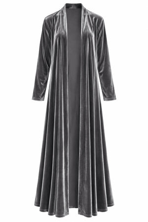KIMONO LARGO GRIS