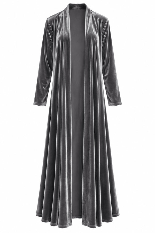 KIMONO LARGO GRIS