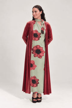 KIMONO LARGO TEJA