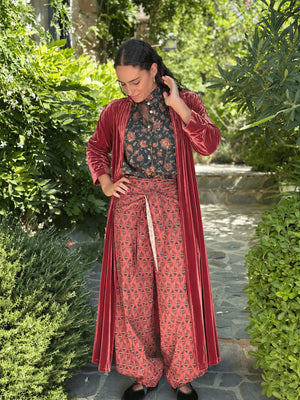 KIMONO LARGO TEJA