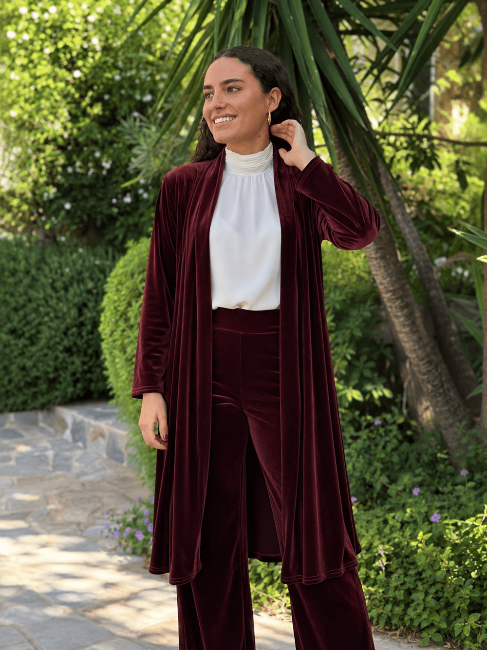 WINE MIDI KIMONO