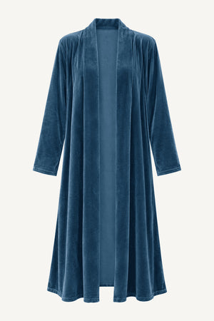 TURQUOISE MIDI KIMONO